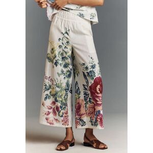 Pilcro by Anthropologie The Somerset Pull-On Pants: Printed Linen Cotton Edition